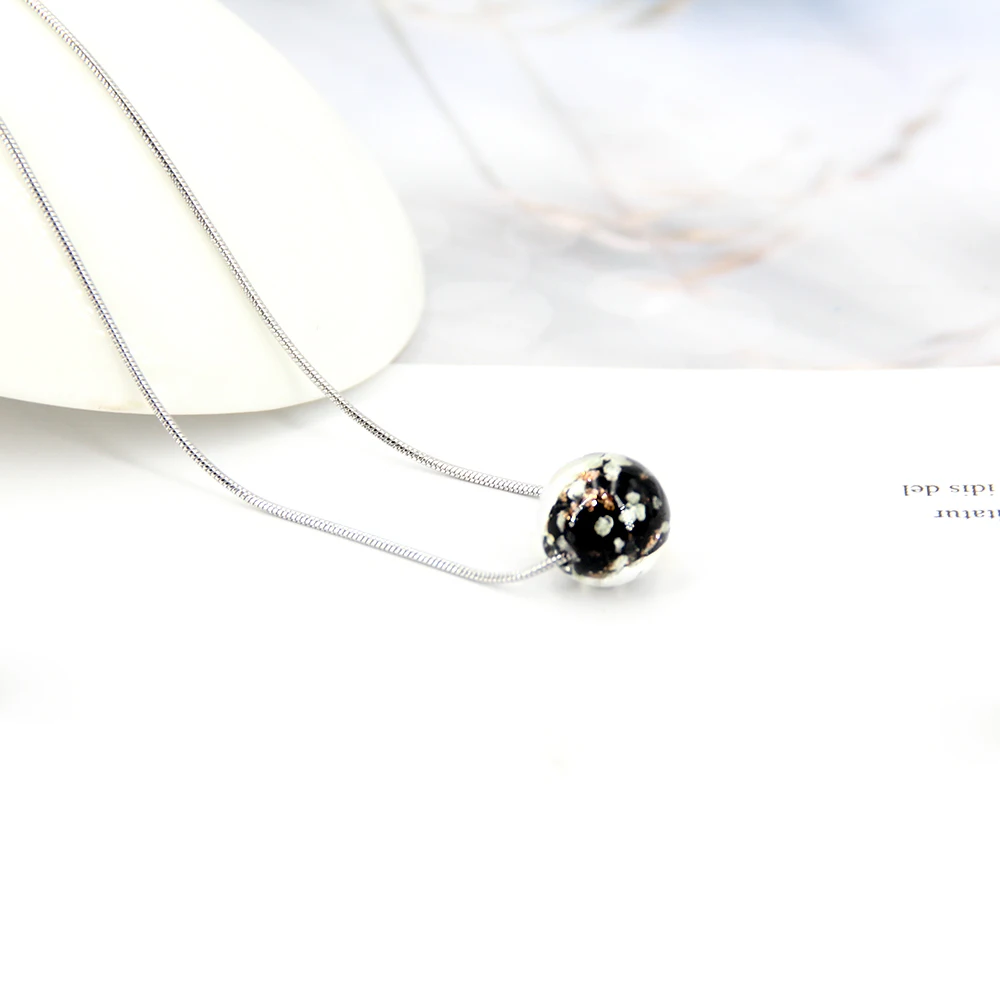 Простое Ожерелье для женщин металлическая тонкая цепочка серебристого цвета