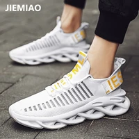 jiemiao men sneakers mesh breathable running shoes outdoor sport fashion comfortable casual gym mens shoes zapatos de hombre
