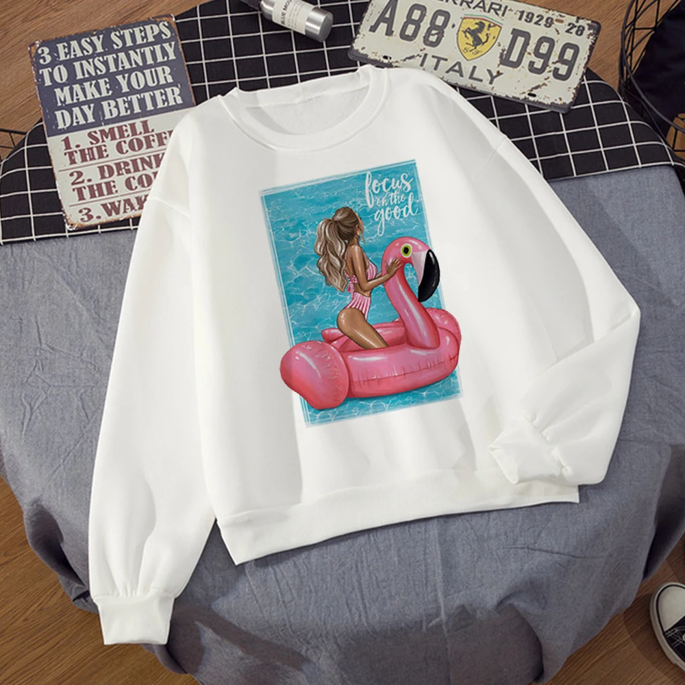 

Beautiful Sexy Girl Printed Cartoon Women Hoodies Y2k Fashion Teens Popular Sweatshirt Streetwar Long Sleeve Pullover Mujer 2021