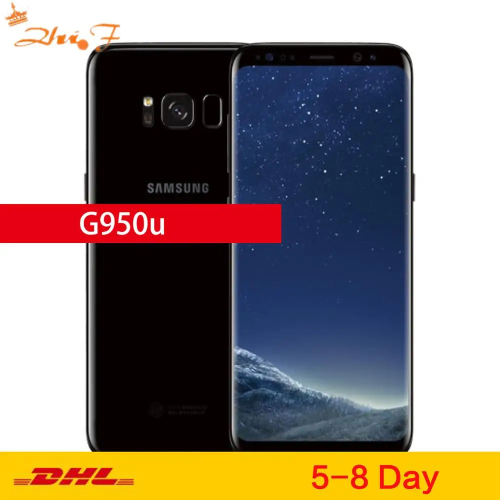 Оригинальный разблокированный Samsung Galaxy S8 G950U LTE GSM Android мобильный телефон
