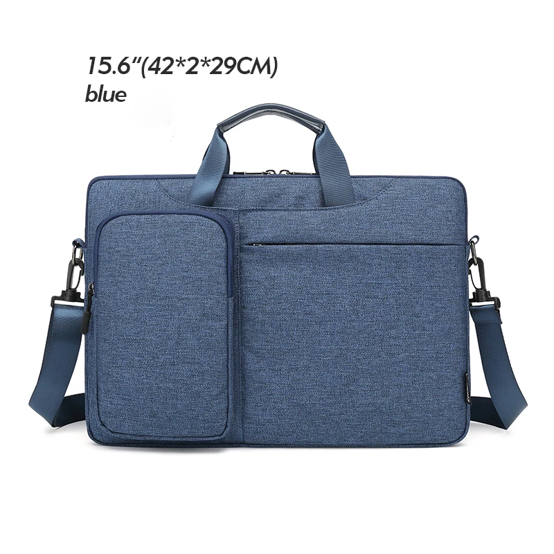 15.6inches blue Индивидуальный Логотип, деловой мужской портфель, сумка для офиса, водонепроницаемая нейлоновая сумка для ноутбука, сумка, повседневная мужская сумка на плечо, подарок - Цвет: 15.6inches blue