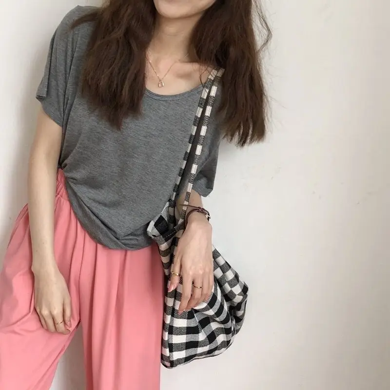 

College Style Sub-canvas Bag Large Capacity 2020 New Wild Korean Student Single Shoulder Multi-function Bags Female Sac A Dos