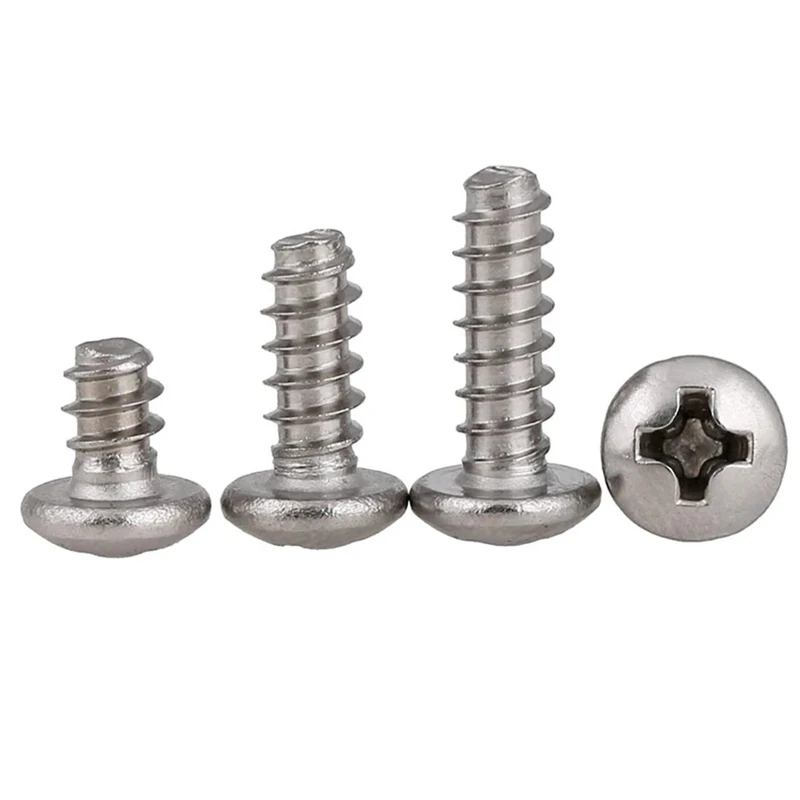 Саморезы Из Нержавеющей Стали 100 30-304 шт. с крестообразной круглой головкой и