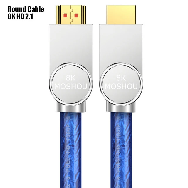 Moshou 8K HDMI совместимый кабель 2 1 UHD @ 60Hz HDR RGB 4:4:4 48 Гбит/с HDCP2.2 для разветвителя