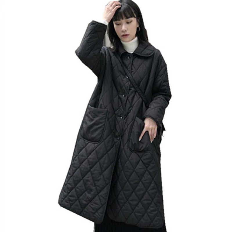 В 2019 году осенне-зимние куртки-пуховики девушки длинный фривольный Фонд будет