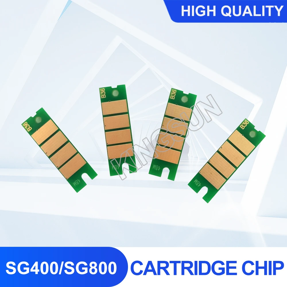 

4pcs SG400/SG800 Compatible Ink Cartridge Chip For SAWGRASS Virtuoso SG400 SG800 SG400NA/EU SG800NA/EU printer BK C M Y