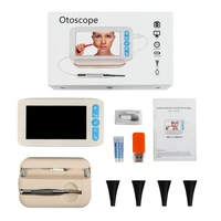 otoscope with 6 leds lights 32g tfcard 3 9mmm 1080p high definition ear scope camera 4 3in ips screen earwax removal tool
