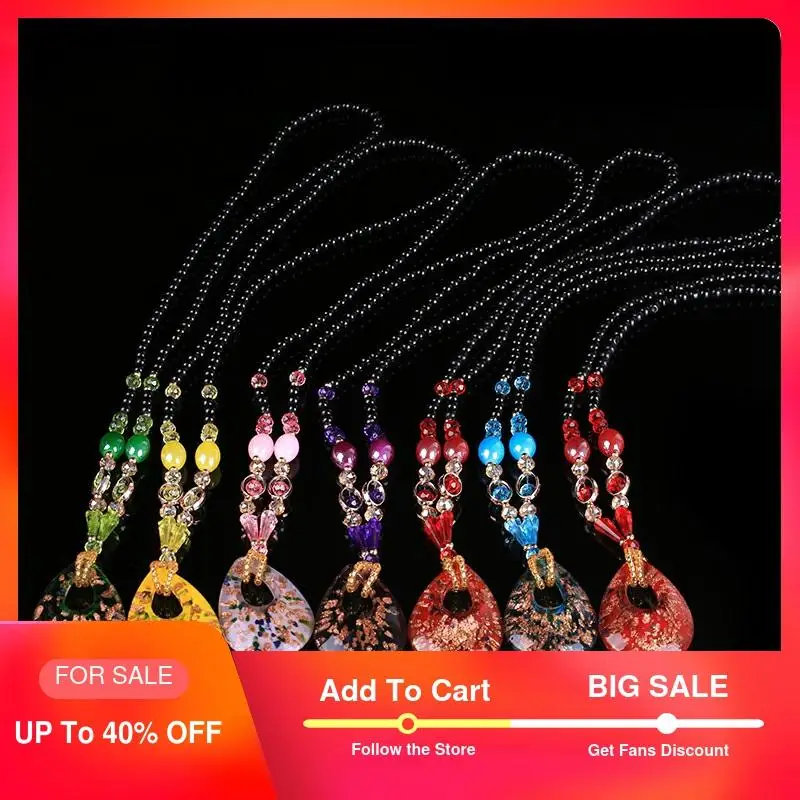 Ультрамодный свитер ожерелье для женщин длинное крупное подвеска в виде капли