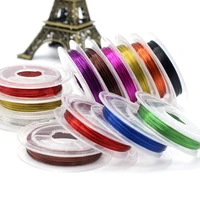 2pcspack multicolour metal cord string thread diy bracelet necklace accessories handmade crafts decorate materials