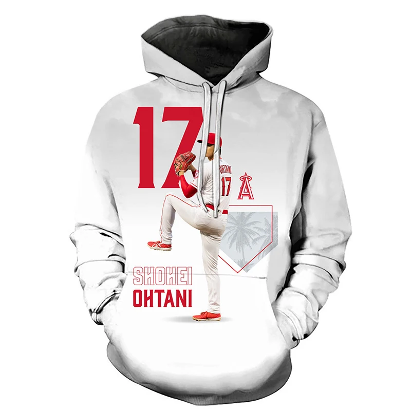 

Ohtani Shohei Fans Hoodies High Quality 3D Printed Hooded Longsleeve Sweater Classic Men Women Daily Casual Fashion Pullover