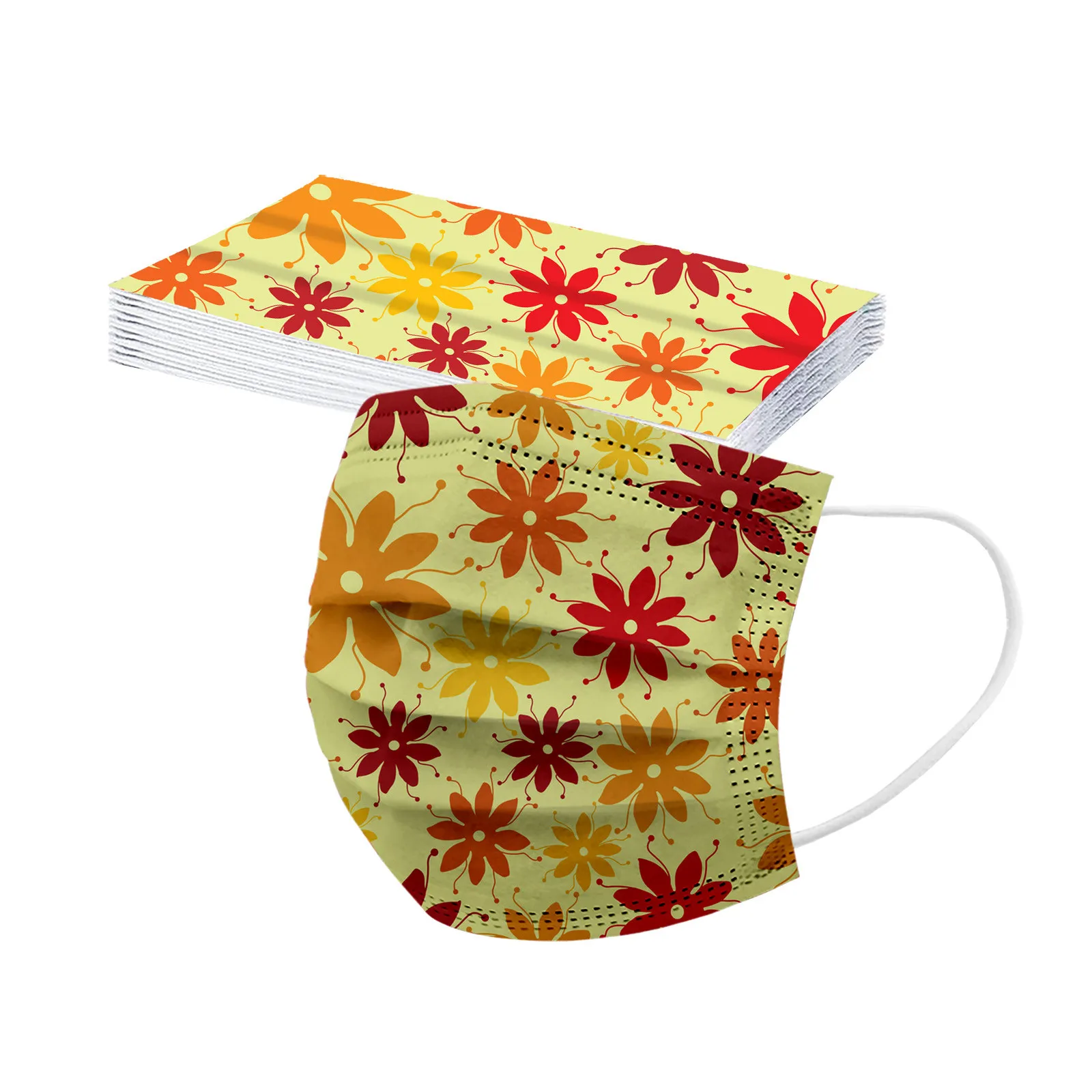 

Adult Fashion Camouflage Disposable Mask Protection Breathable Mask