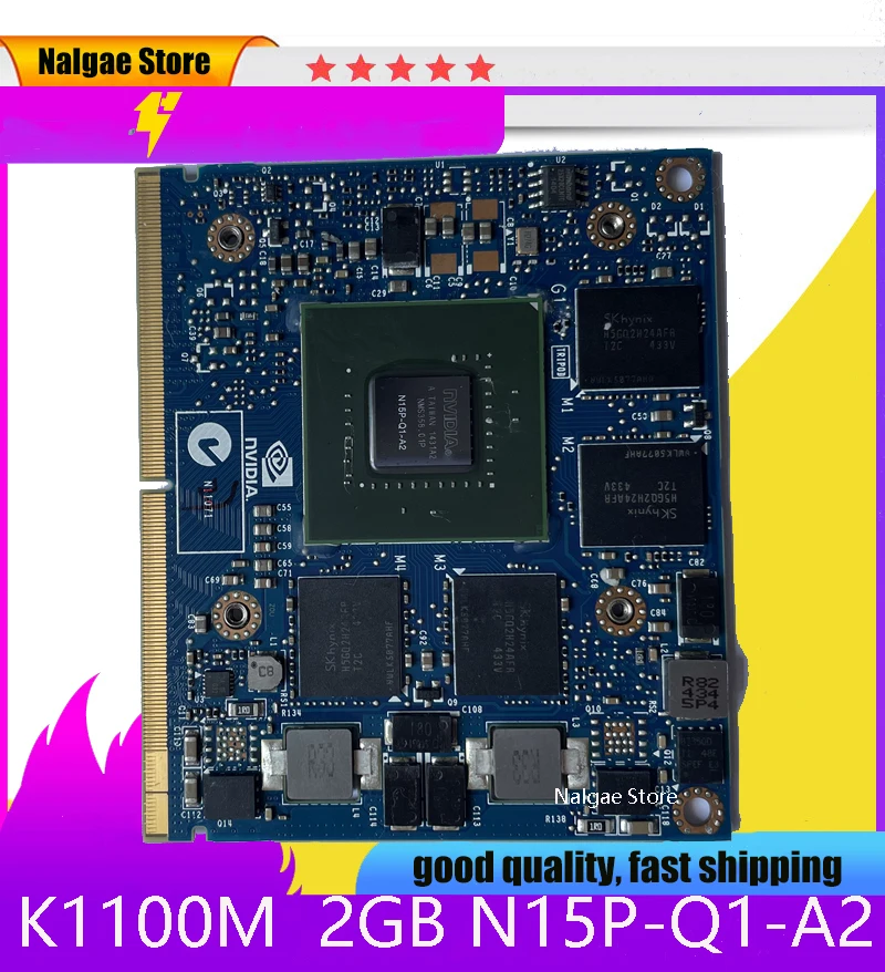 Квадро K1100M K1100 GDDR5 VGA Видео Графика карты N15P Q1 A2 для Dell M4600 M4700 M4800 HP 8570 Вт 8770 ZBook 15 100%