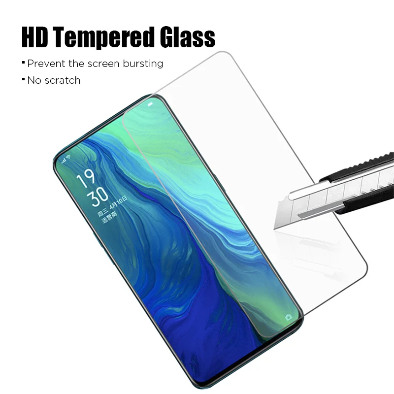 Защитное стекло HD для OPPO R15 Pro Reno2 Z A39 A8 A91 A5 A9 (2020) | Мобильные телефоны и аксессуары