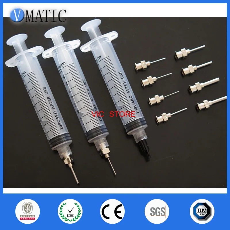 High Quality Non Sterilized 10cc/ml Plastic Syringe With All Metal Stainless Steel Needle 1/2 Inch 17Pcs | Обустройство дома