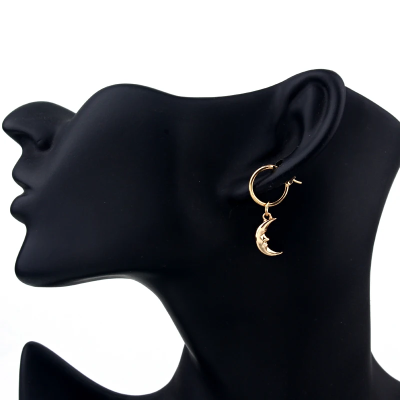 1 пара золотистого цвета маленькие серьги кольца для женщин модные милые простые