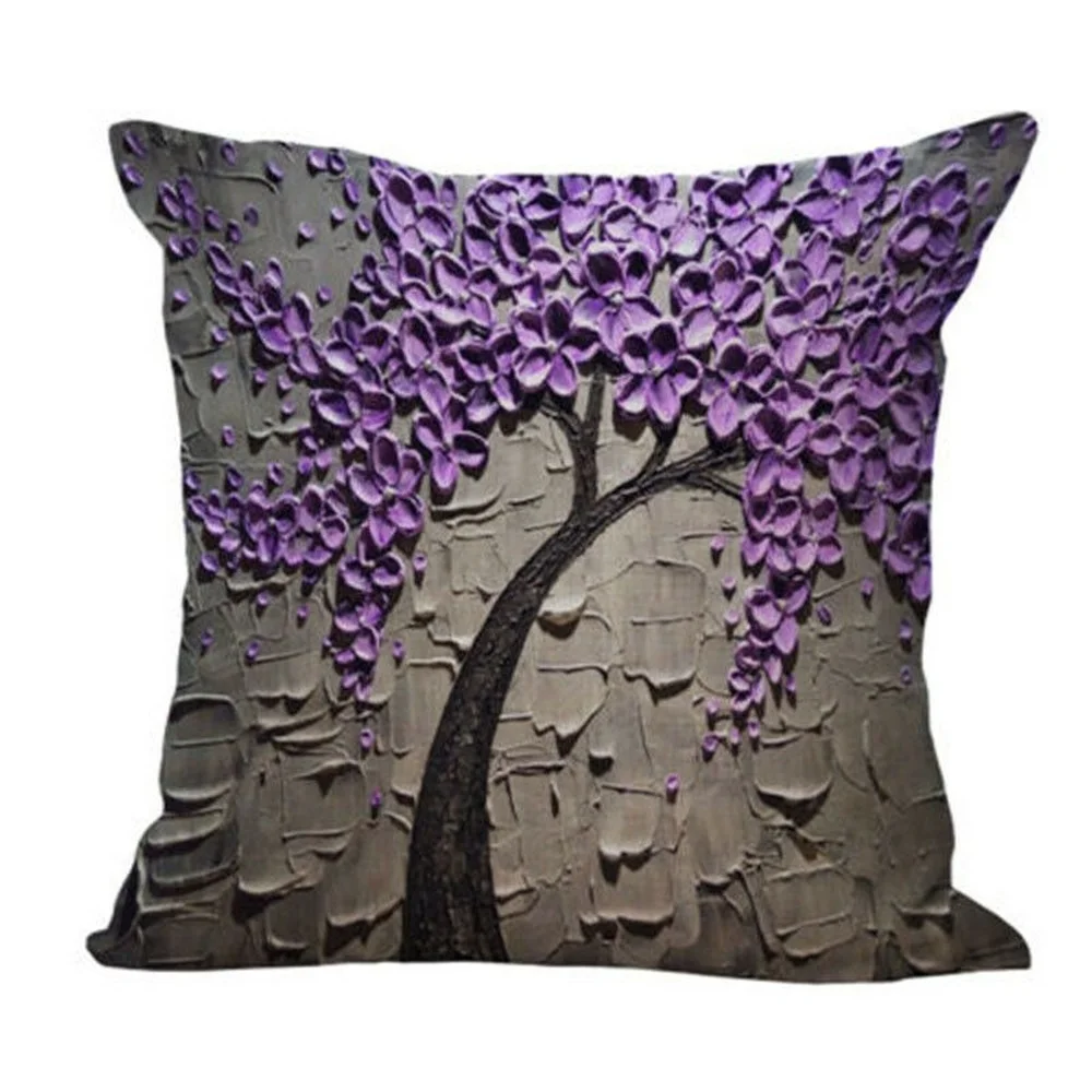 

Vintage Floral Print Sofa Pillow Case Waist Throw Cushions Cover 18" Home Decor