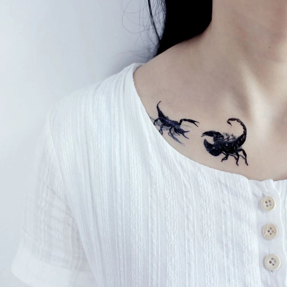 3 шт. 3D тату-паук скорпион | Красота и здоровье