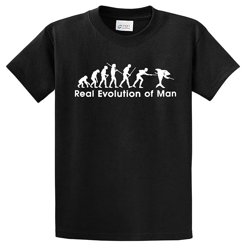 

Newest 2020 T Shirt Men T-Shirt Billiards T-Shirt Real Evolution of Man Cool Funny T-Shirt Men High Quality Tees