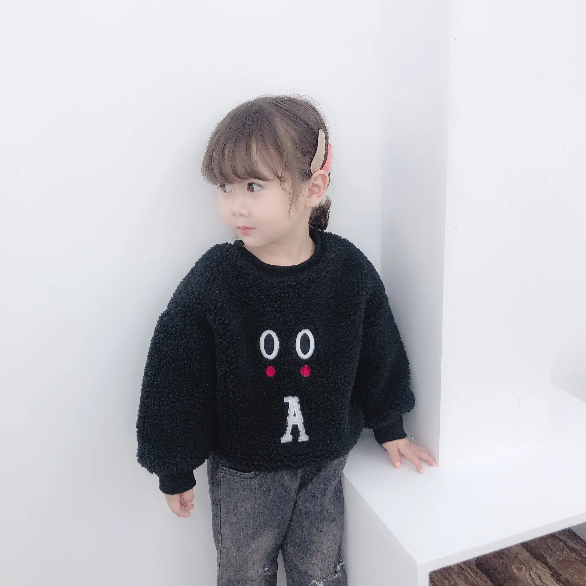 Толстовки с капюшоном для девочек одежда детей сезон осень зима Плотные