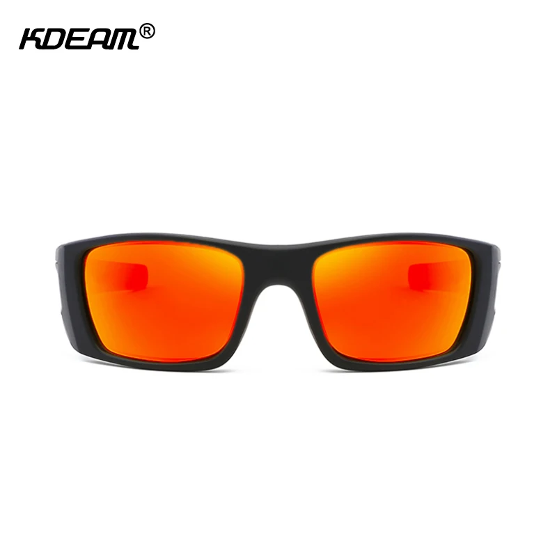Мужские прямоугольные поляризационные солнцезащитные очки KDEAM Брендовые