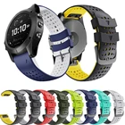 Ремешок из силикагеля для наручных часов Garmin Fenix 6 6Pro 5 5Plus, легко устанавливается, быстросъемный, 22 мм, для Forerunner 945