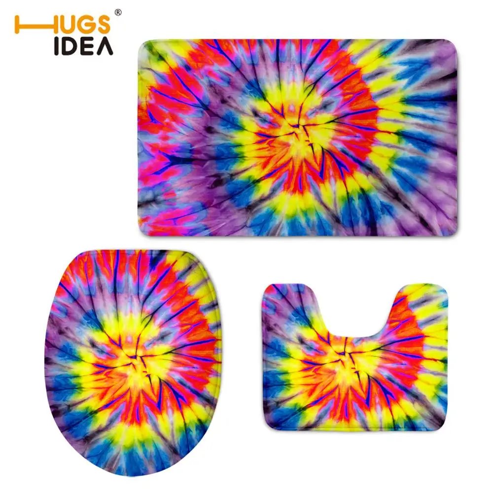 Модный галстук краситель принты аксессуары для ванной комнаты Набор Мягкий