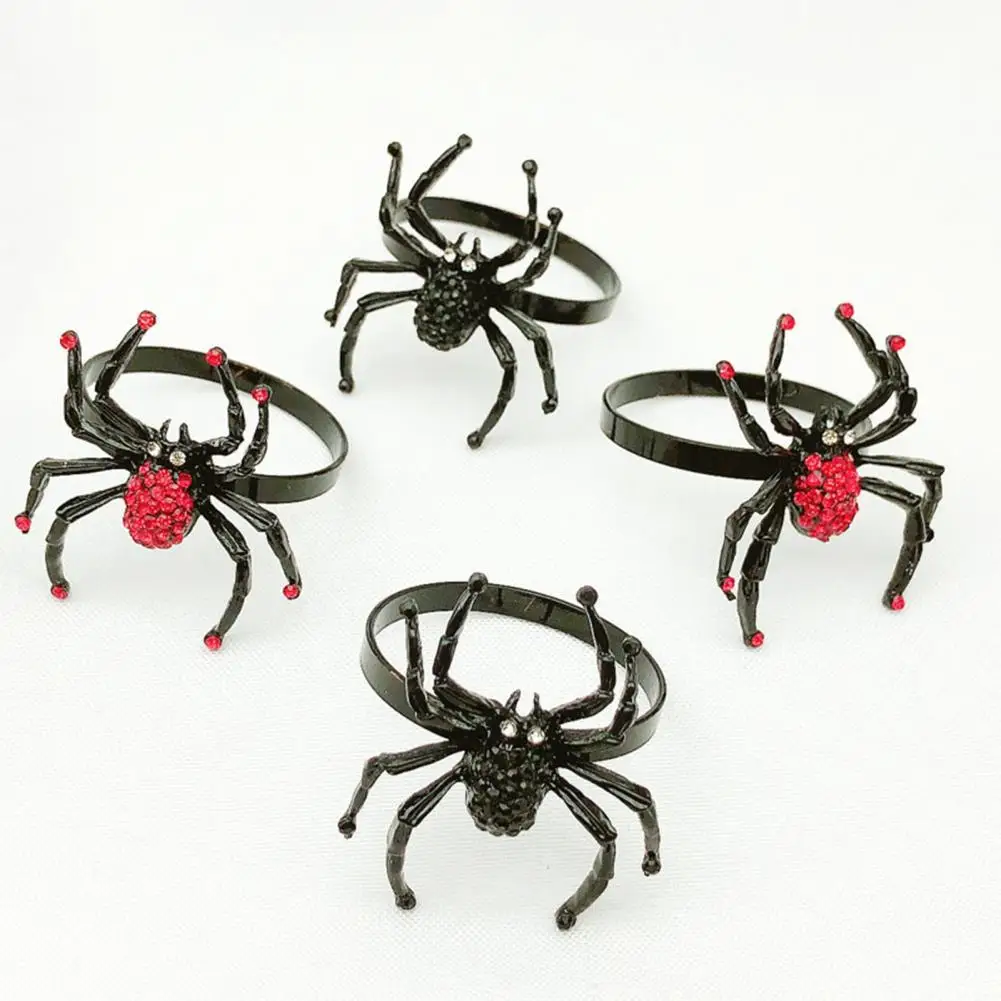 

Exquisite Workmanship Compact Anti-rust Alloy Spider Serviette Buckle Holder for Party
