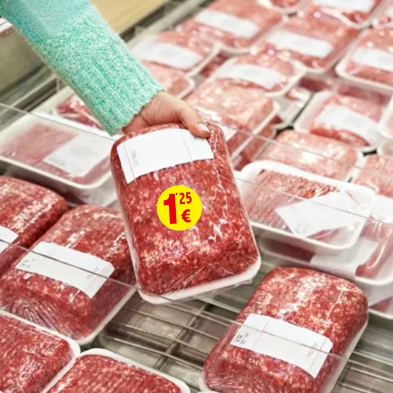 500 шт. гаража распродажа шарю цена Стикеры этикетки 1 25/1 5 евро Цены круглый