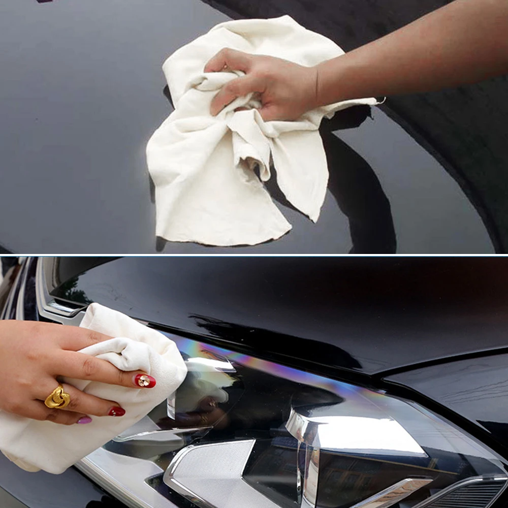 

Natural Chamois Leather Car Washing Towels Super Absorbent Car home Window Glass Drying Cleaning Cloth Quick Dry car wash towel