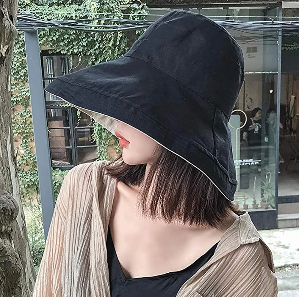 Панама для женщин унисекс переносная Складная плоская шляпа от солнца