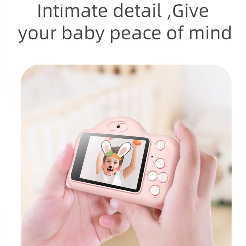 Детские Камера цифровая игрушки для детей забавная Двойной объектив с 2 дюймов HD