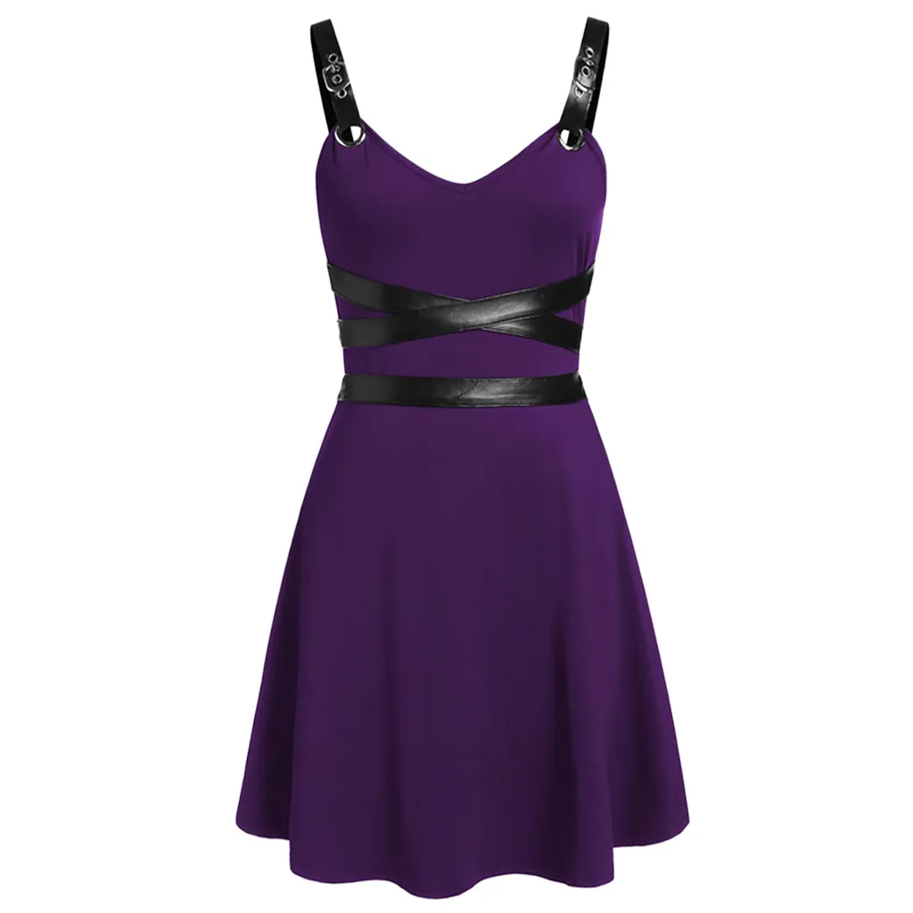 WOMAIL женское платье большого размера крутое однотонное Бандажное с неровным