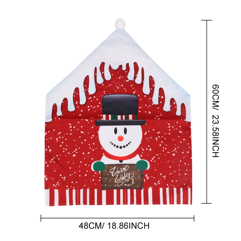 1 шт. чехол на стул с принтом Санта Клаус|Чехлы стулья| |