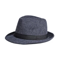 autumn winter middle aged and old peoples wool warm jazz hat leisure big brim sunshade hat mens british business bucket cap