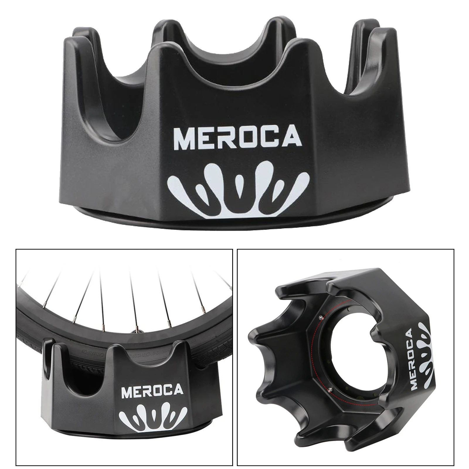 

Indoor Bike Front Wheel Riser Stand Road Bicycle Training Block Blocking Pad