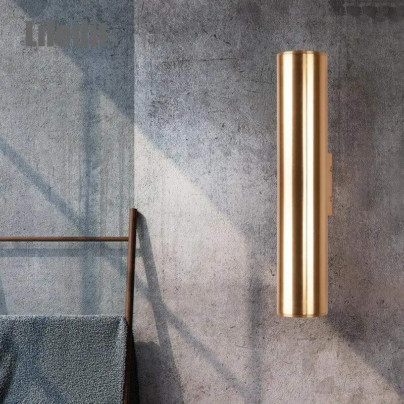 Современные скандинавские светодиодные лампы металлическая настенная лампа для