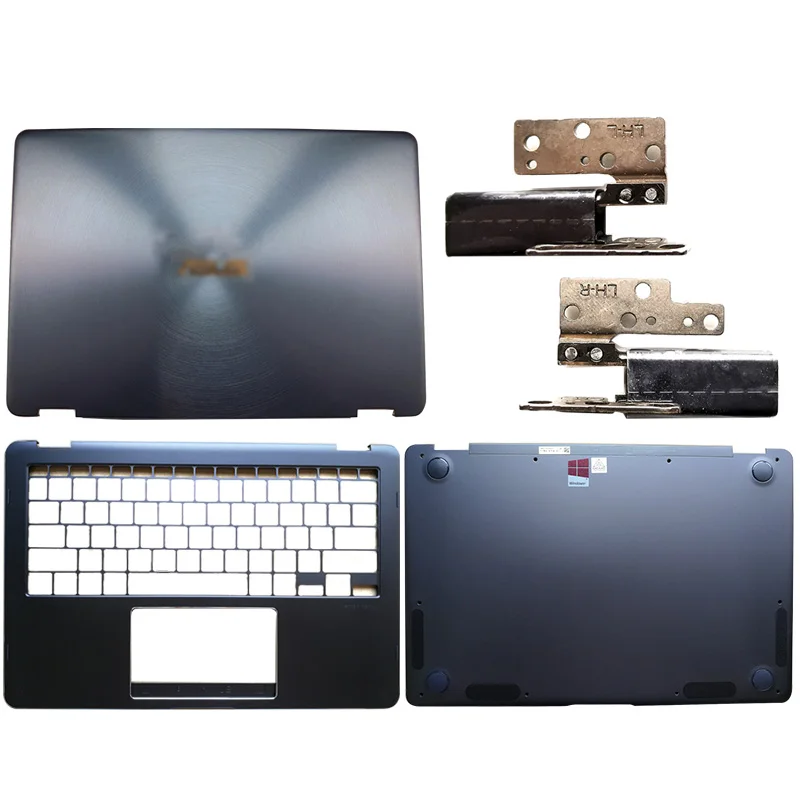 

For ASUS U370 UX370 UX370U Q325U Laptop LCD Back Cover/Hinges/Palmrest/Bottom Case Blue