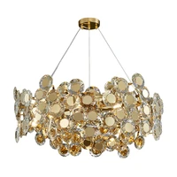new modern crystal chandelier for living room creative design gold cristal lamp luxury dining room bedroom hanging light fixture