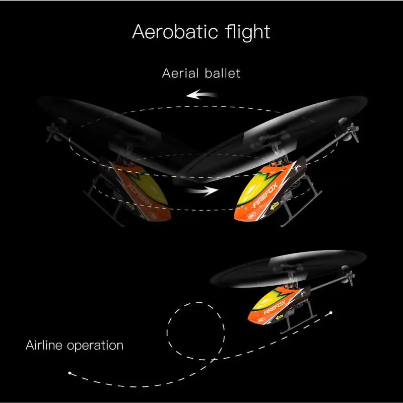 4CH одновинтового безостовый вертолет на дистанционном управленим 6 Axis