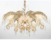 luxury crystal chandelier living room lamp lustres de cristal indoor lights crystal pendants for chandeliers