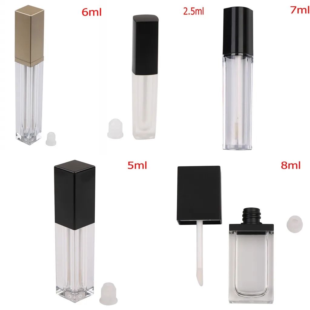 2 5/5/6/7/8 мл пустой тюбик губной помады бальзам для губ контейнеры косметические