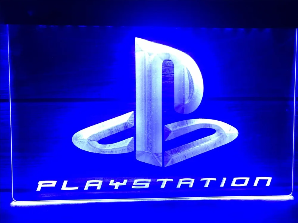 R098 Playstation светодиодные неоновые световые знаки | Дом и сад