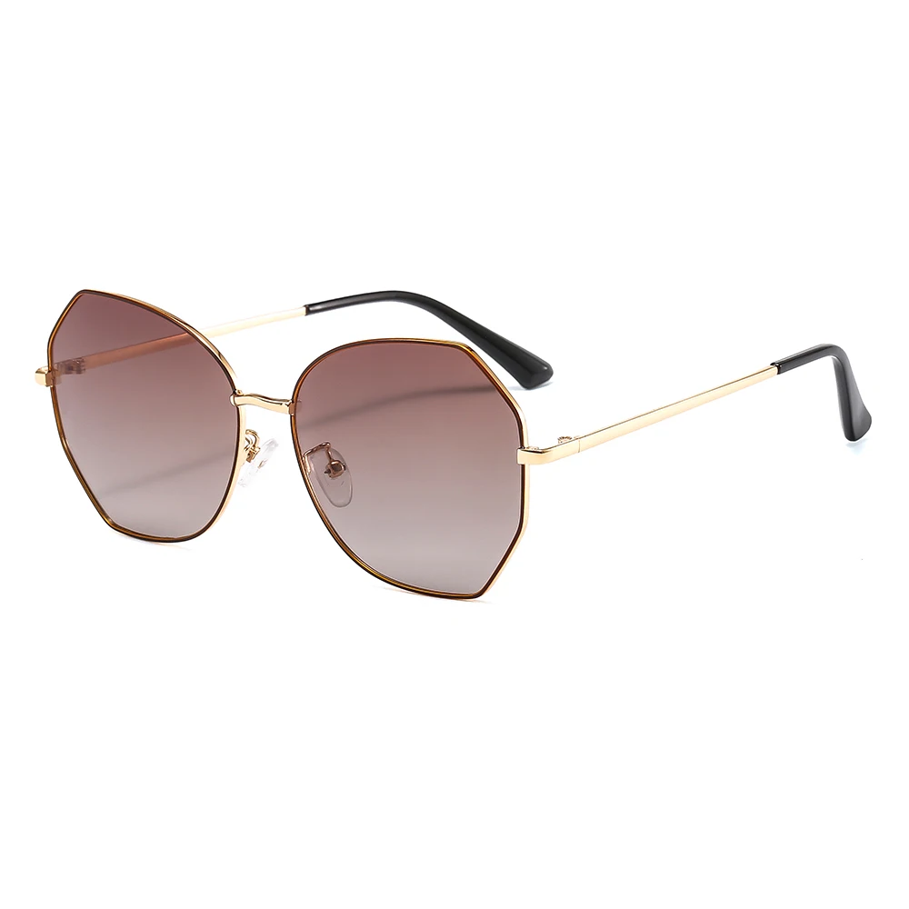 

Metal Frame Polygon Women's Sunglasses Trends Small Box Colorful Mercury Ocean Film Sun Glasses Womens Oculos Brand Designer