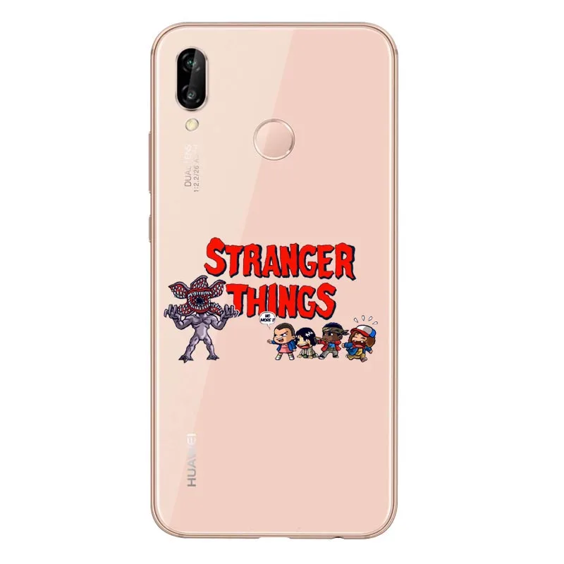 ТВ странные вещи Мягкий силиконовый чехол для телефона Huawei P8L P20L P20LITE P30 Mate 8 10 20Por RS