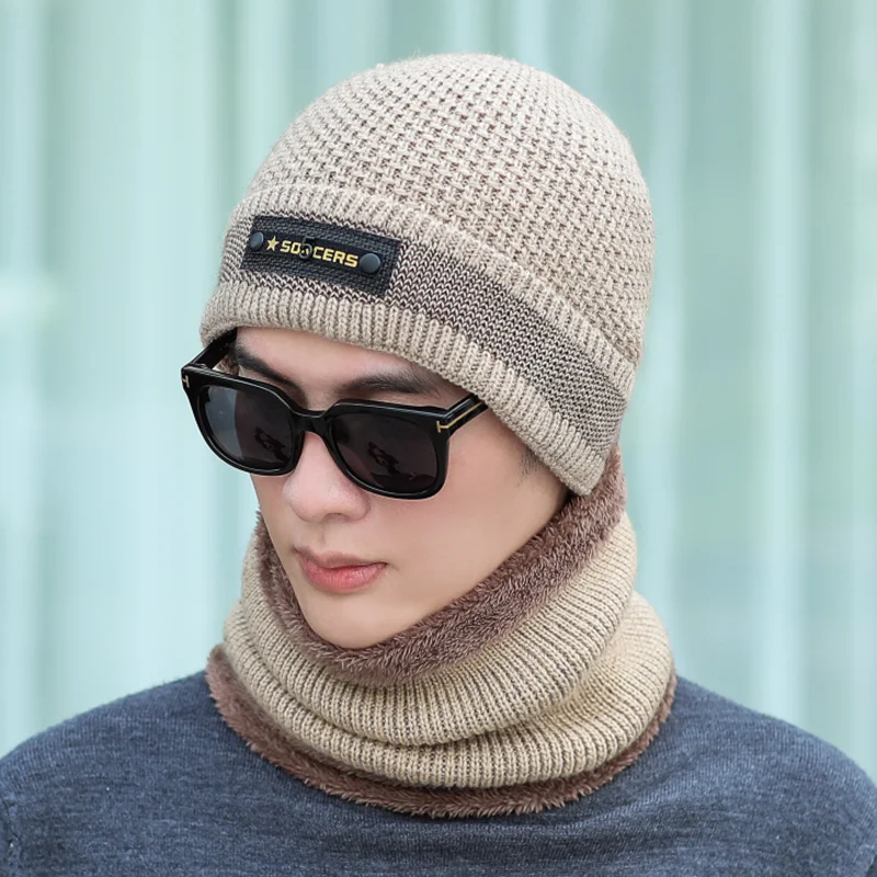 2019 новая зимняя вязаная шапочка шапка шарф перчатки наборы мужские и женские
