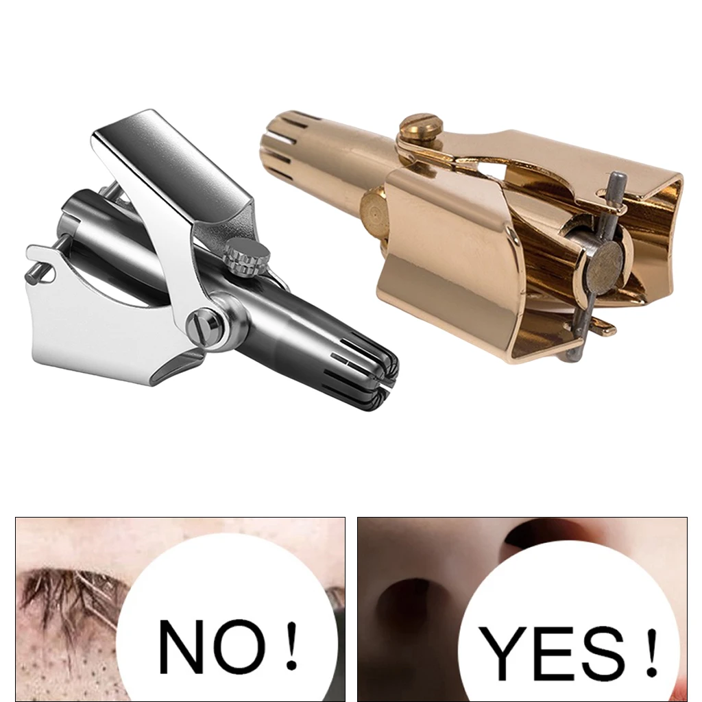 

Stainless Steel Manual Nose Hair Removal Trimmer Device Tool Face Care