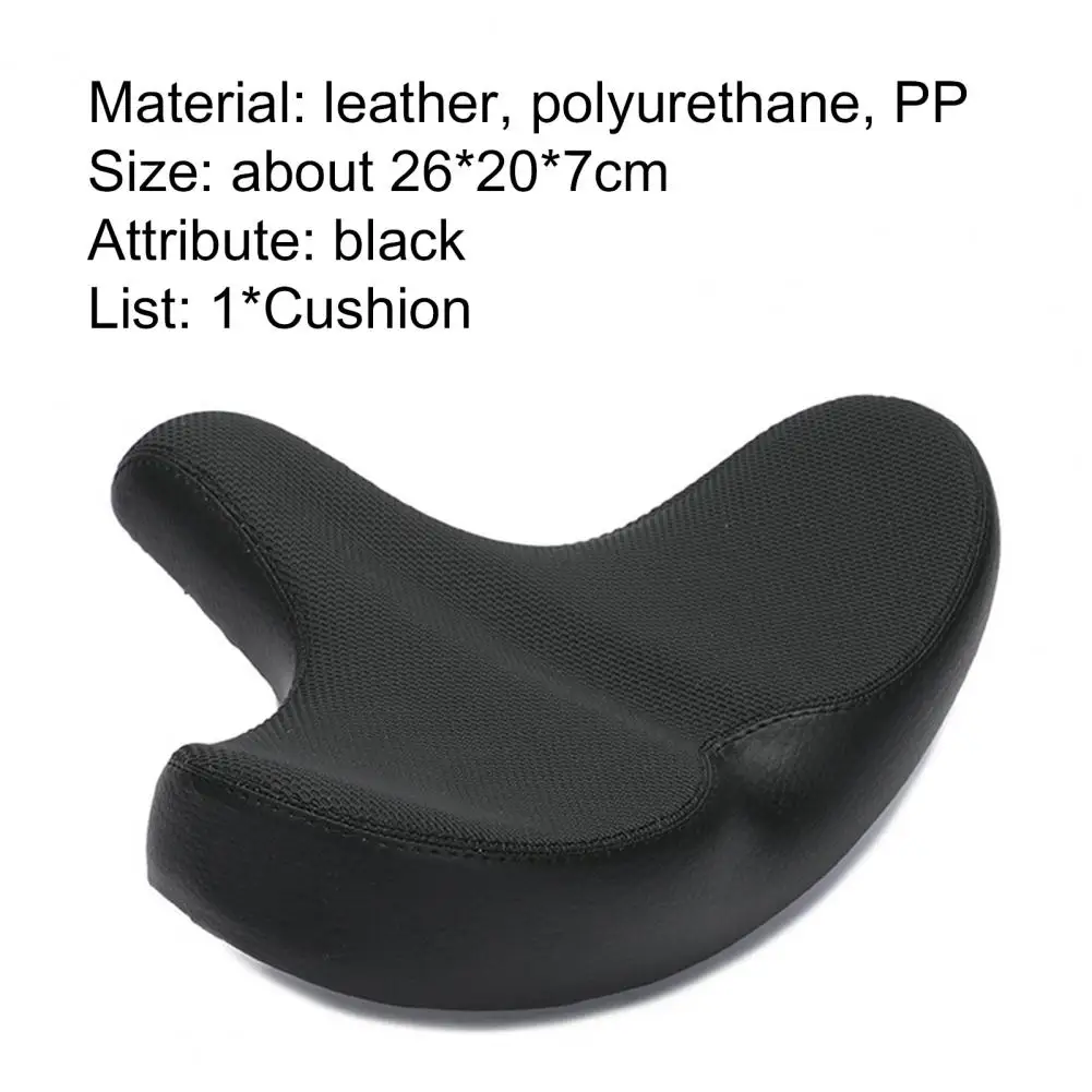 

Bicycle Saddle Non-slip Easy to Install Breathable Extra Extended Seat Cushion for Bike