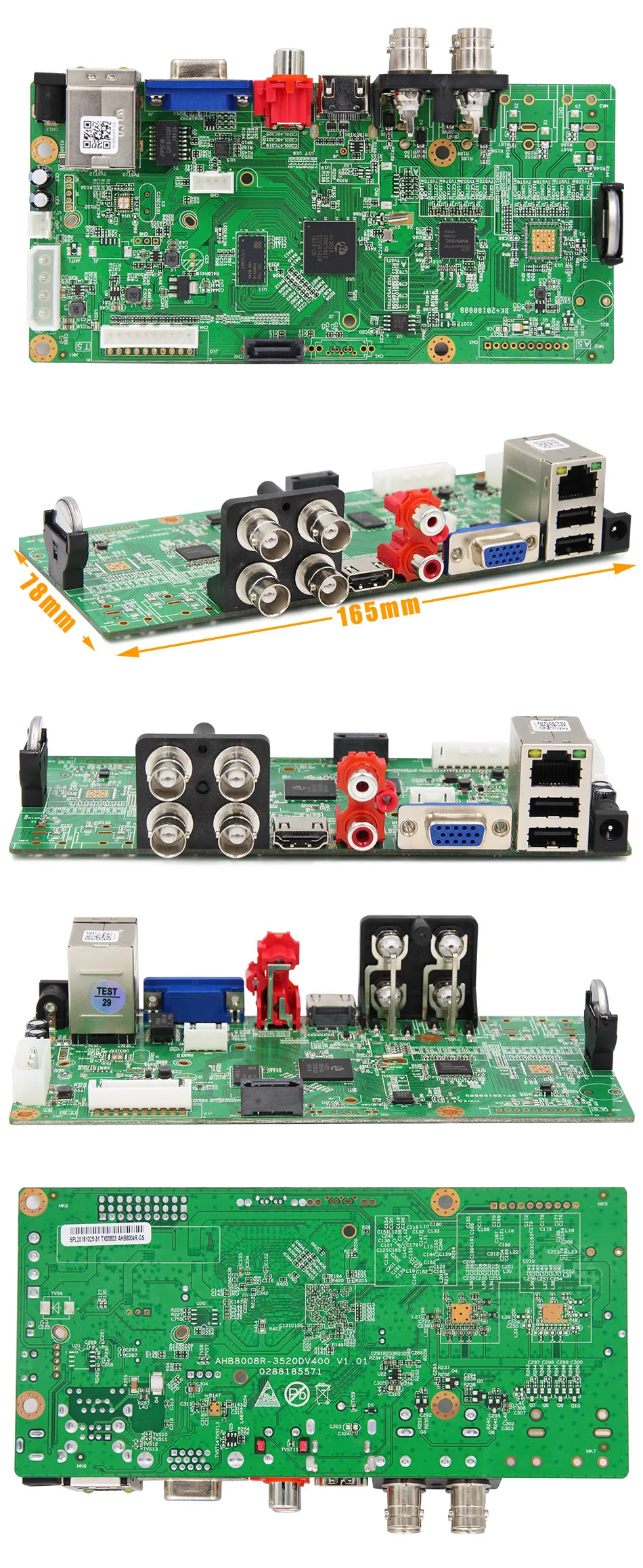 6 в 1 H.265+ 16ch/8ch/4ch AHD DVR плата для AHD 5MP 4MP 1080P 720P камера сохраняет большую ОЗУ HDD Xmeye Onvif плата CCTV DVR AHD DVR