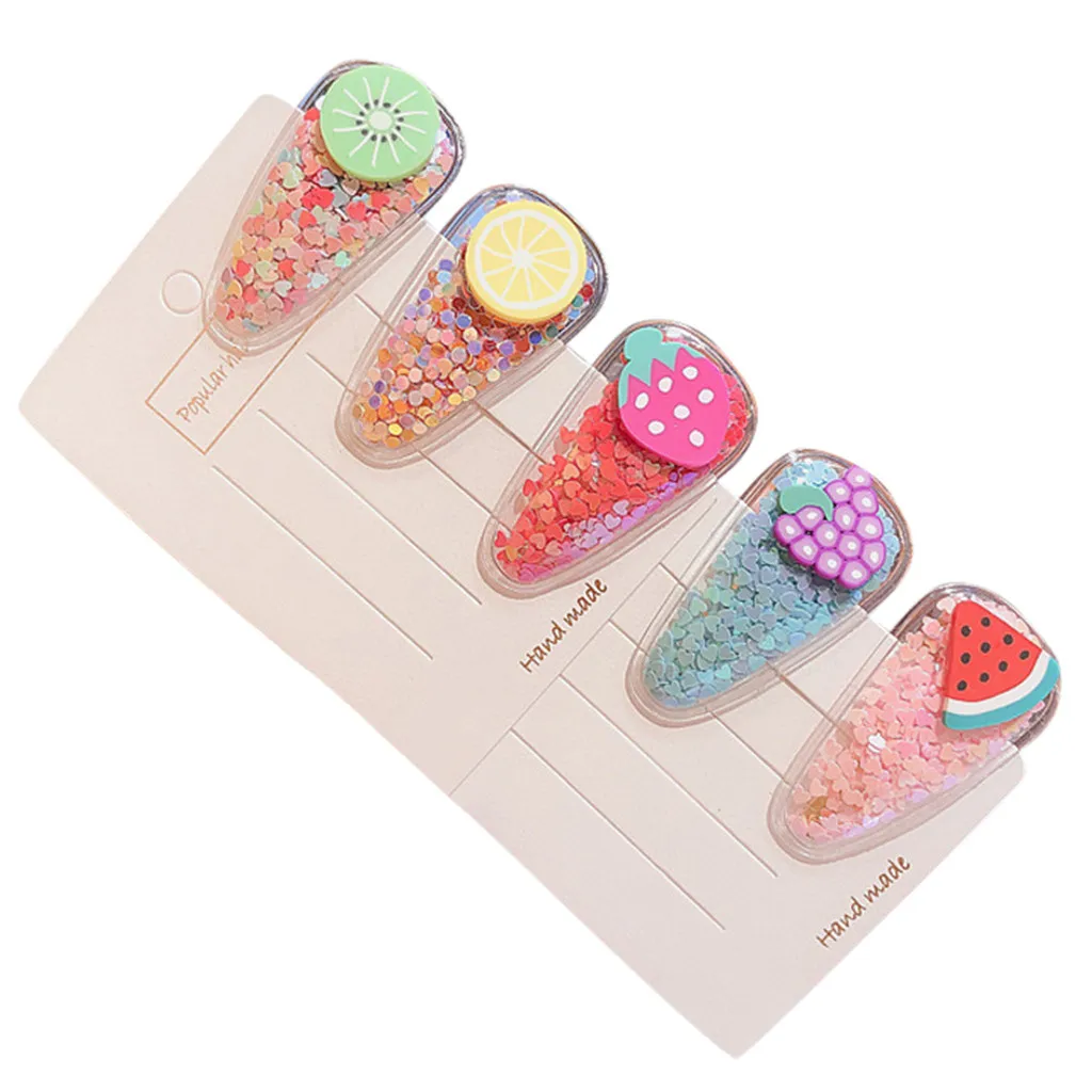 ARLONEET милый детский зажим для волос аксессуары Детская трехмерная вишневая