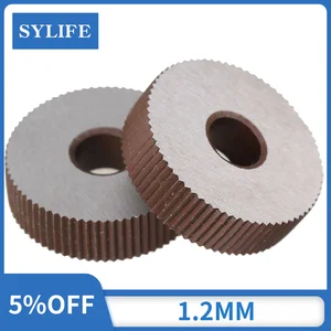 Инструмент для накатки, Одноколесный линейный накатыватель с прямым колесом, шаг 1,2 мм, 8x28 мм, 2 шт.